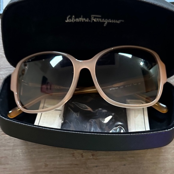 Salvatore Ferragamo Blush Sunglasses - Picture 1 of 8